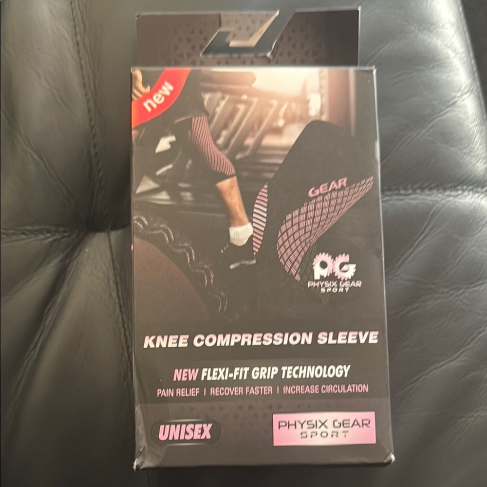 Black Knee Compression Sleeve